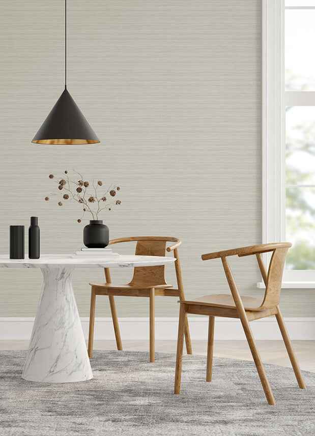 Shantung Slate Silk Wallpaper - York Wallcoverings - 2988-70107 - York Wallcoverings Wallpaper