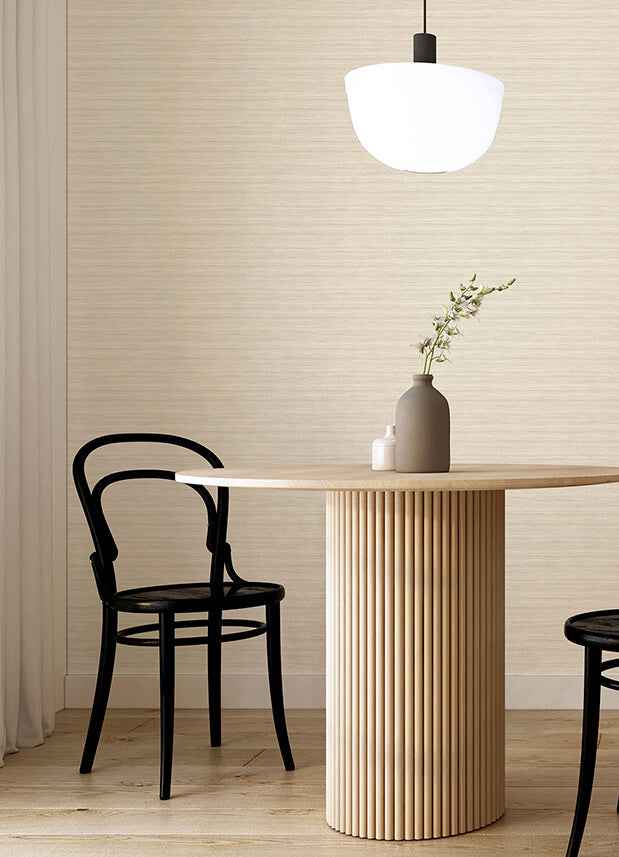 Shantung Beige Silk Wallpaper - York Wallcoverings - 2988-70113 - York Wallcoverings Wallpaper