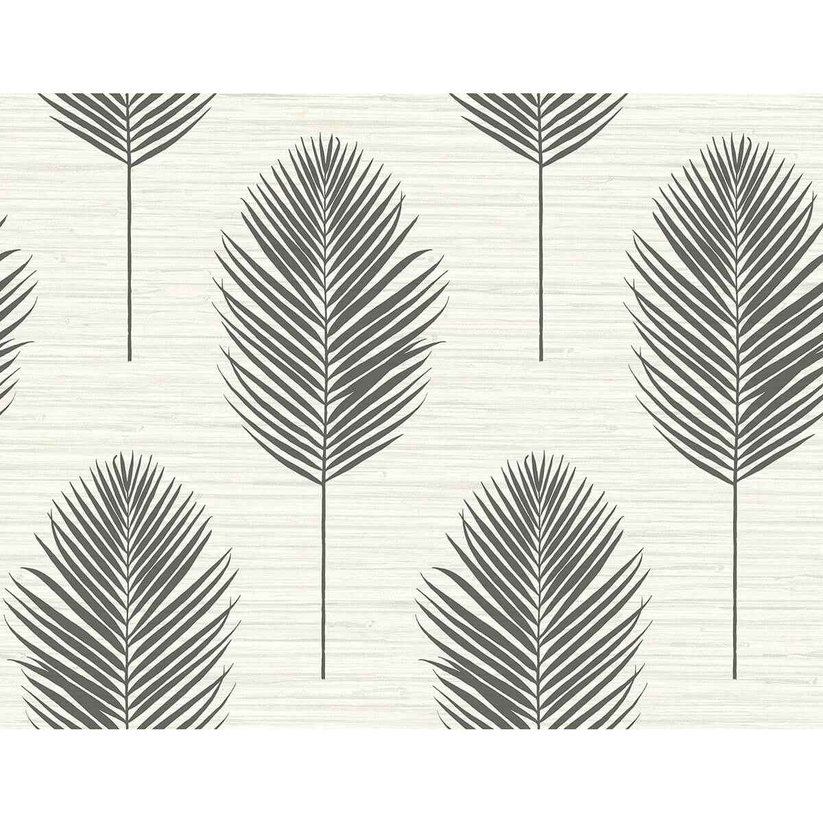 Bali Black Fern Wallpaper - York Wallcoverings - 2988-70210 - York Wallcoverings Wallpaper