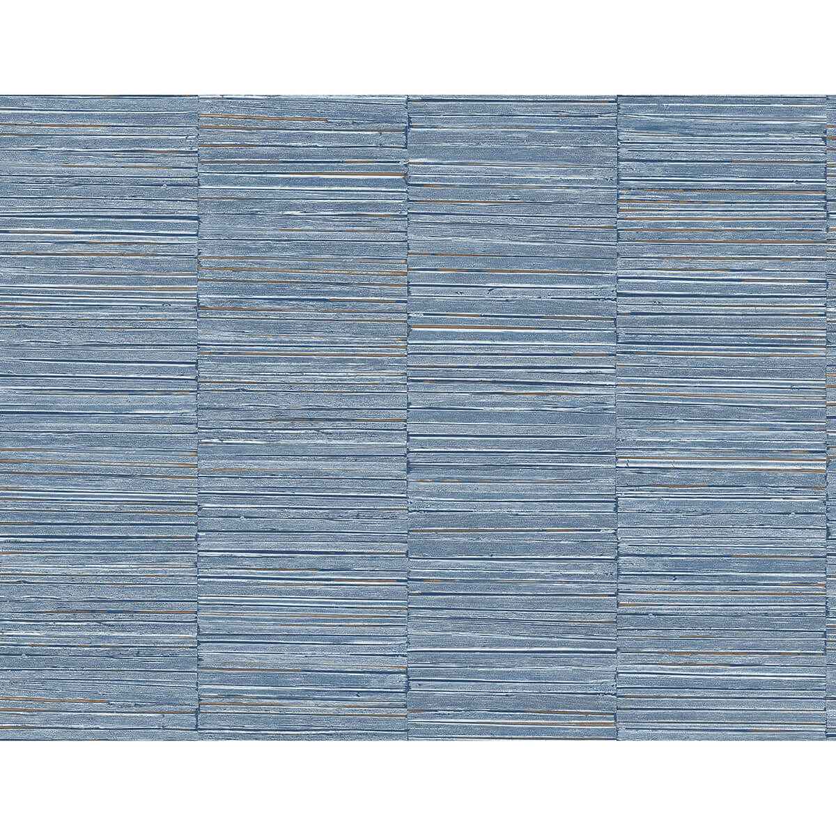 Jenga Blue Striped Column Wallpaper - York Wallcoverings - 2988-70602 - York Wallcoverings Wallpaper