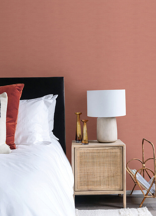 moroccan-coral-sisal-texture-wallpaper-york-wallcoverings-2988-70701 - York Wallcoverings Wallpaper