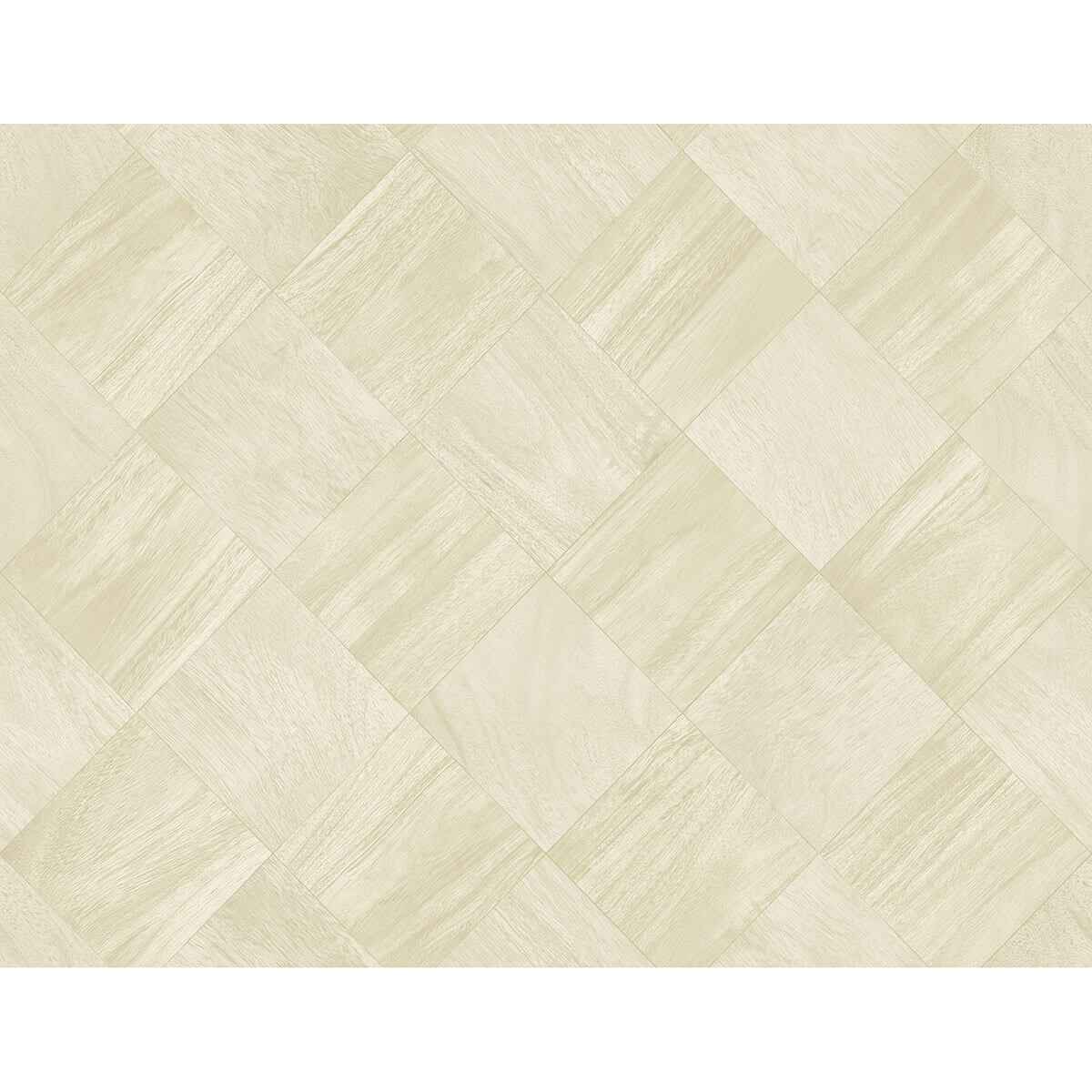 Thriller Cream Wood Tile Wallpaper - York Wallcoverings - 2988-70803 - York Wallcoverings Wallpaper