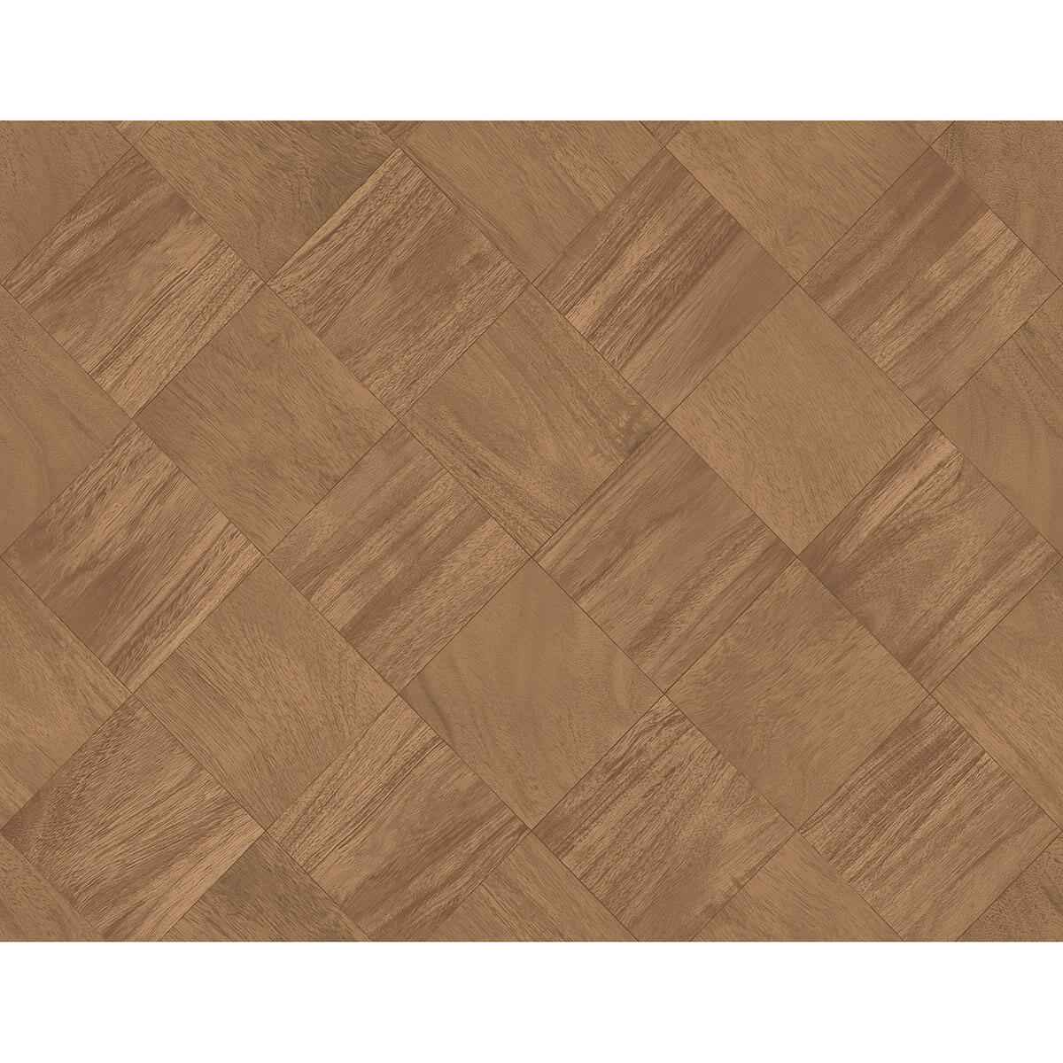 Thriller Chestnut Wood Tile Wallpaper - York Wallcoverings - 2988-70806 - York Wallcoverings Wallpaper