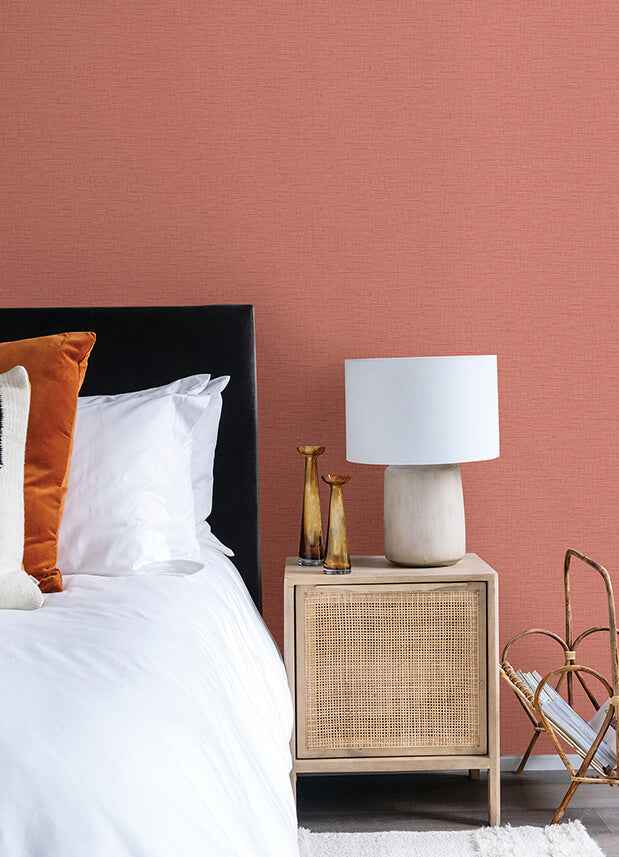 Salamander Red Woven Wallpaper - York Wallcoverings - 2988-71001 - York Wallcoverings Wallpaper