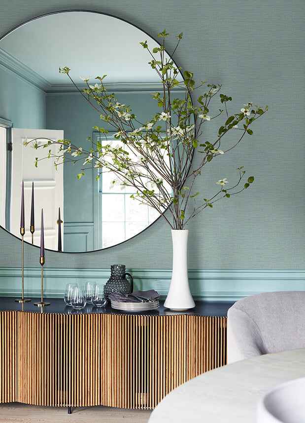 Salamander Light Blue Woven Wallpaper - York Wallcoverings - 2988-71024 - York Wallcoverings Wallpaper