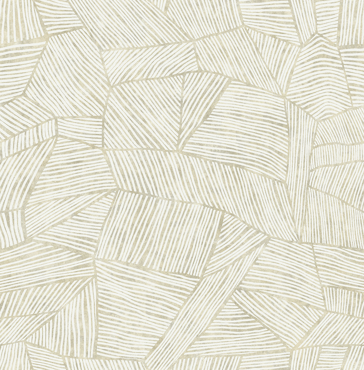 Aldabra Taupe Textured Geometric Wallpaper - Brewster Wallcovering