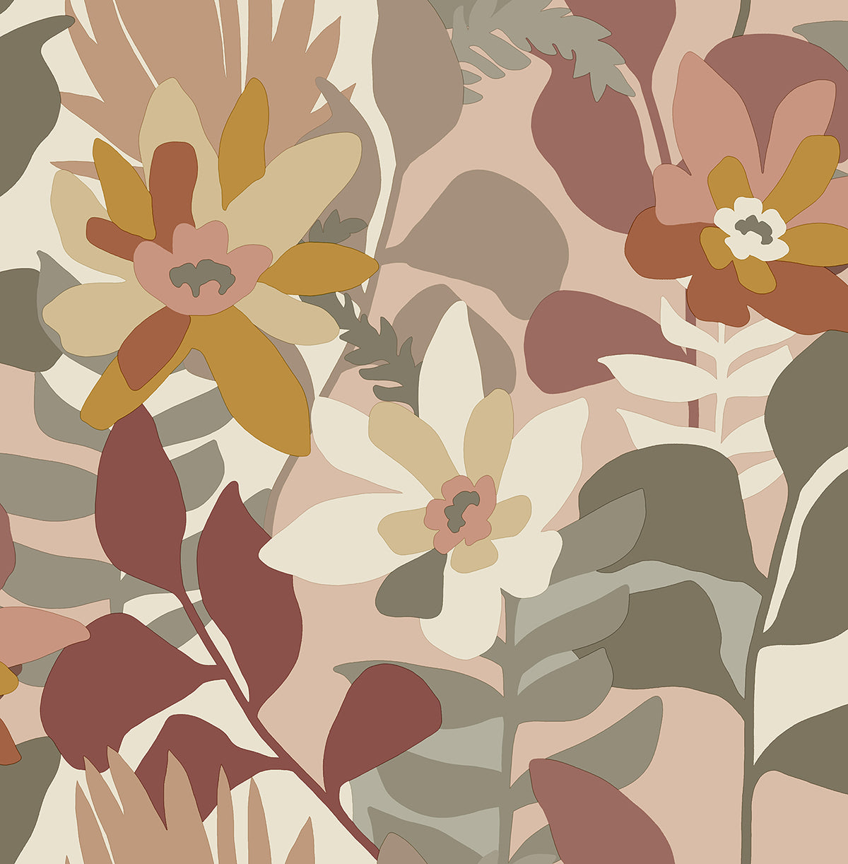 Picture of Koko Rose Floral Wallpaper