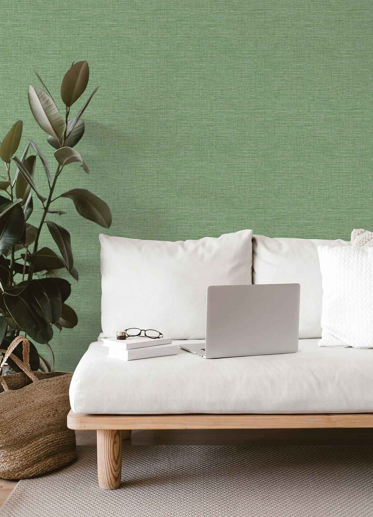 Exhale Green Texture Wallpaper - York Wallcoverings - 4014-26458 - York Wallcoverings Wallpaper