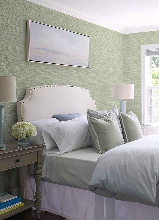 Balantine Teal Weave Wallpaper - York Wallcoverings - 4072-70059 - York Wallcoverings Wallpaper