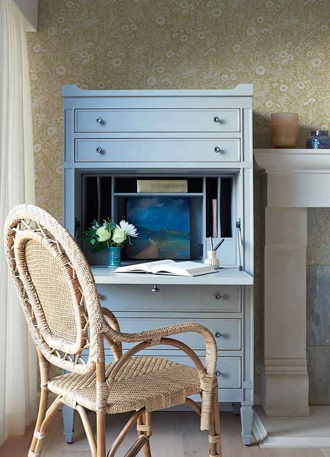 Agathon Wheat Floral Wallpaper - York Wallcoverings - 4072-70052 - York Wallcoverings Wallpaper