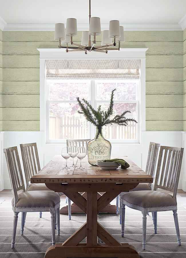 Morgan Mint Distressed Wood Wallpaper - York Wallcoverings - 4072-70014 - York Wallcoverings Wallpaper