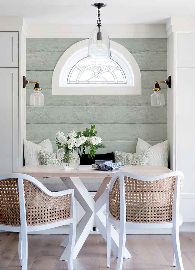 Morgan Seafoam Distressed Wood Wallpaper - York Wallcoverings - 4072-70013 - York Wallcoverings Wallpaper