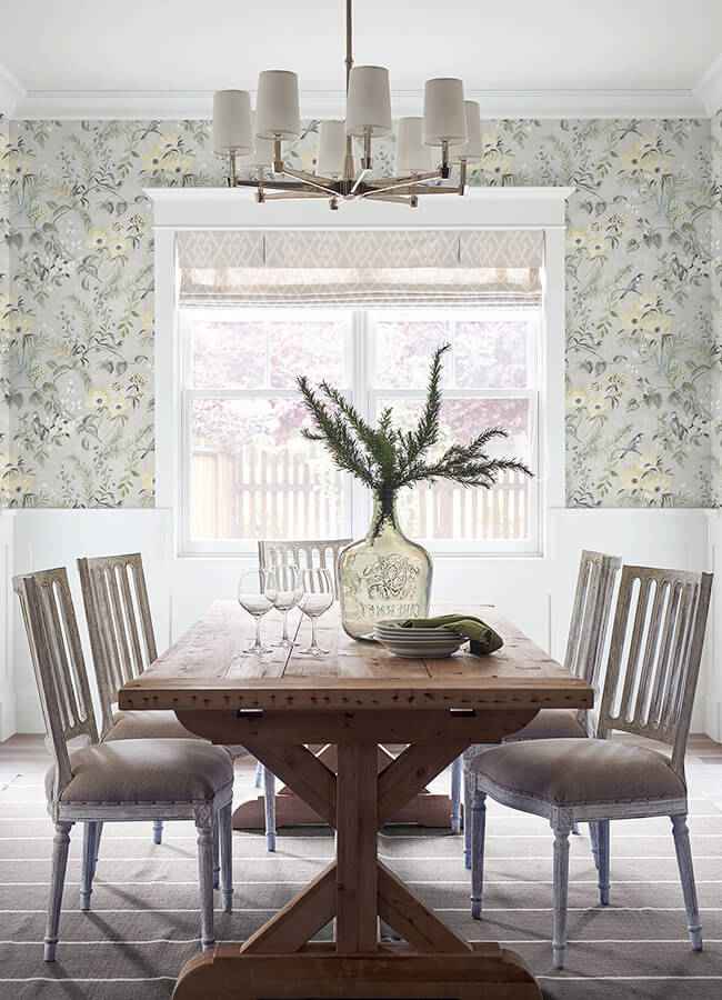 Frederique Grey Bloom Wallpaper - York Wallcoverings - 4072-70001 - York Wallcoverings Wallpaper