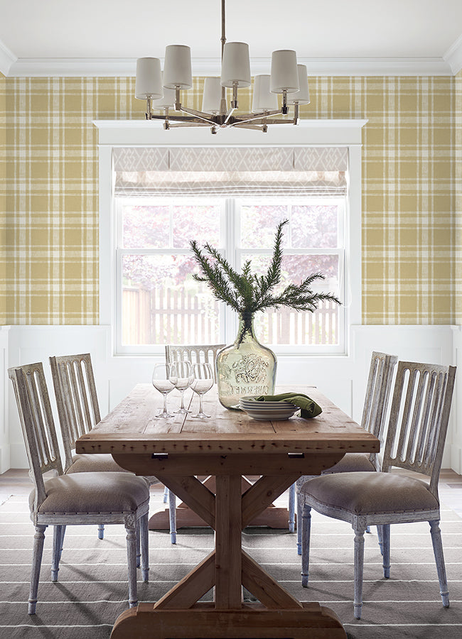 Antoine Wheat Flannel Wallpaper  | Brewster Wallcovering - The WorkRm