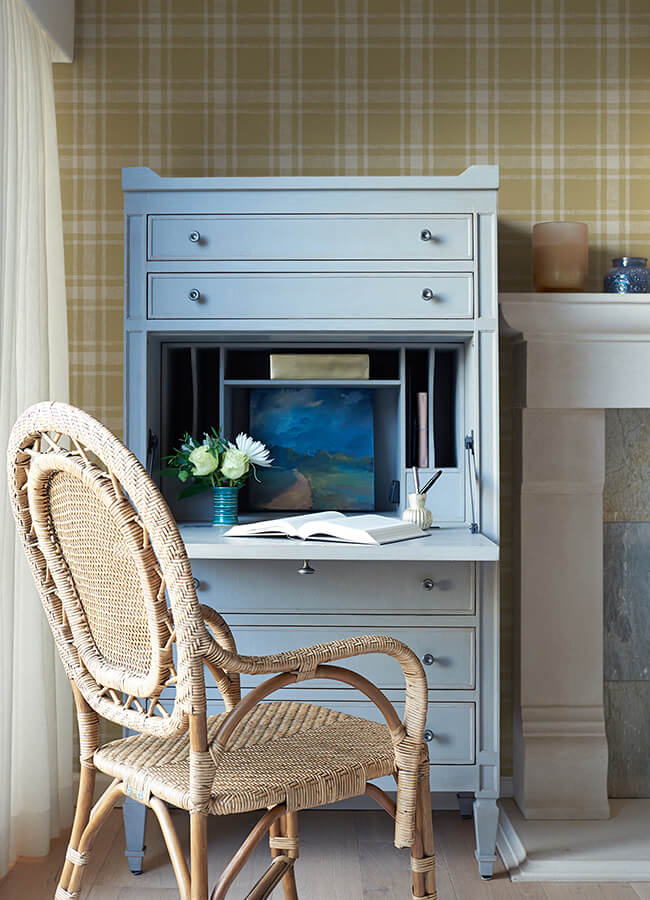 antoine-wheat-flannel-wallpaper-york-wallcoverings-4072-70015 - York Wallcoverings Wallpaper
