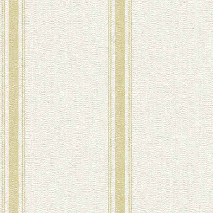 Linette Wheat Fabric Stripe Wallpaper - York Wallcoverings - 4072-70069 - York Wallcoverings Wallpaper