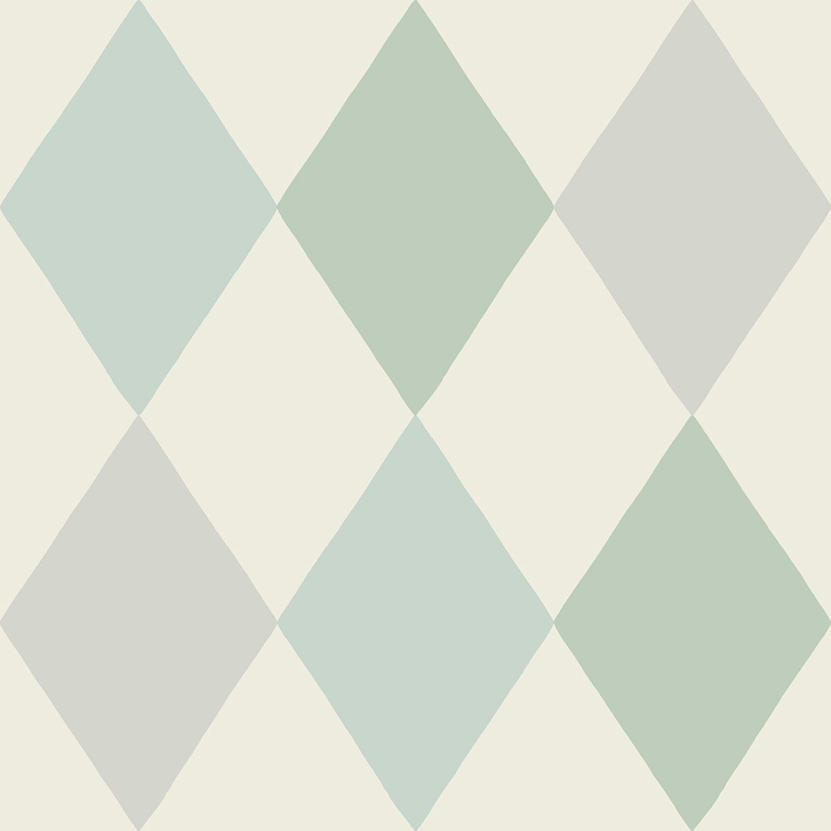 Picture of Kalas Light Blue Diamond Wallpaper