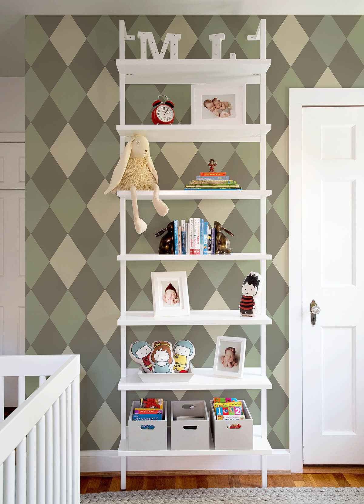 Kalas Olive Diamond Wallpaper - York Wallcoverings - 4111-63028 - York Wallcoverings Wallpaper