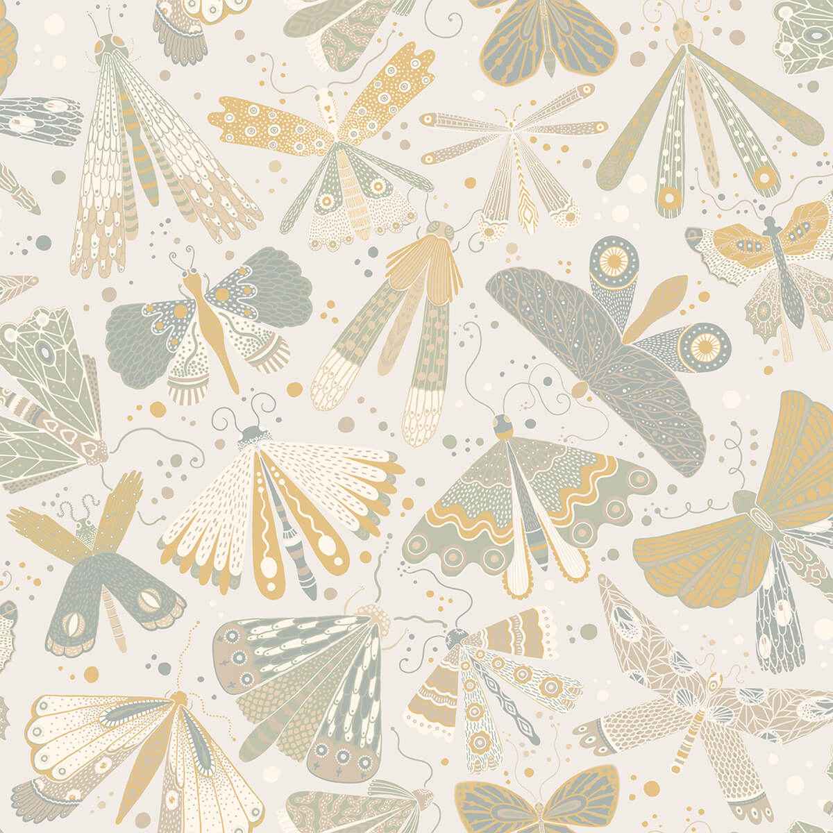Flyga Light Blue Bonanza Wallpaper - York Wallcoverings - 4111-63025 - York Wallcoverings Wallpaper