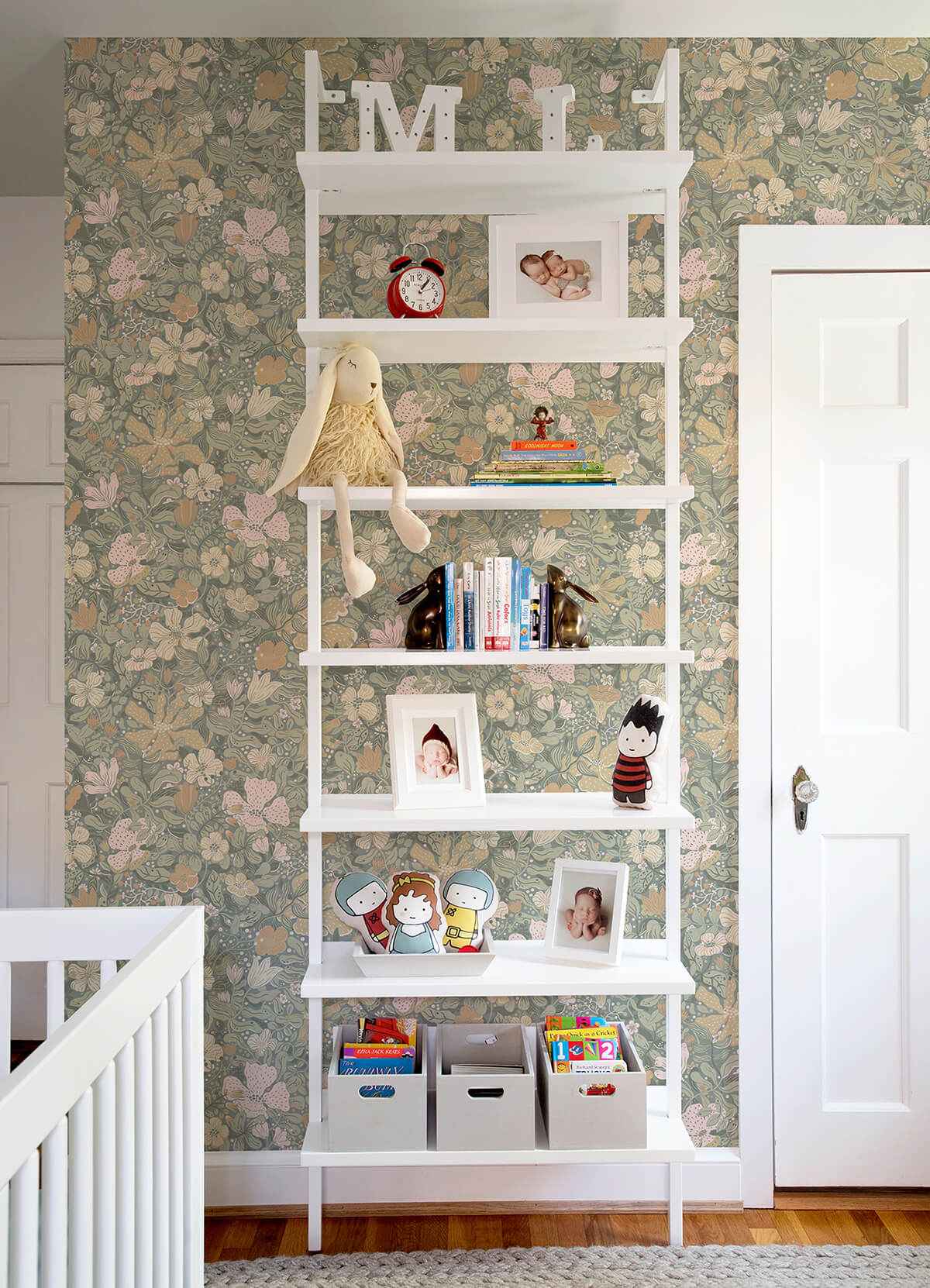 Midsommar Grey Floral Medley Wallpaper - York Wallcoverings - 4111-63020 - York Wallcoverings Wallpaper