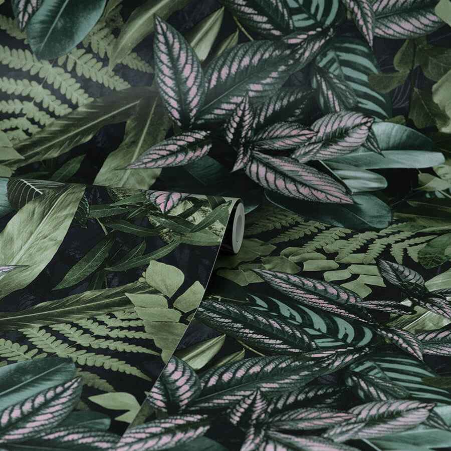 Green Living Wall Peel and Stick Wallpaper - York Wallcoverings - NHS4778