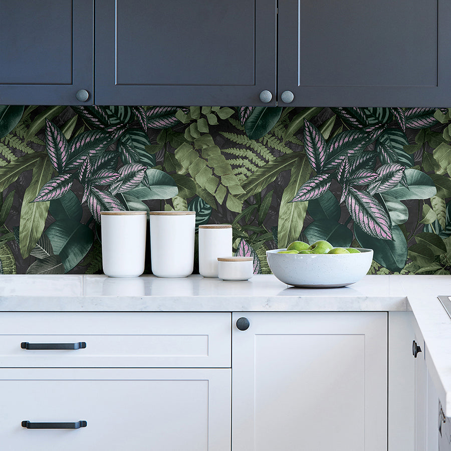 Green Living Wall Peel and Stick Wallpaper - Brewster Wallcovering