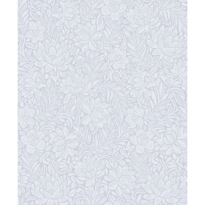 Picture of Zahara Periwinkle Floral Wallpaper