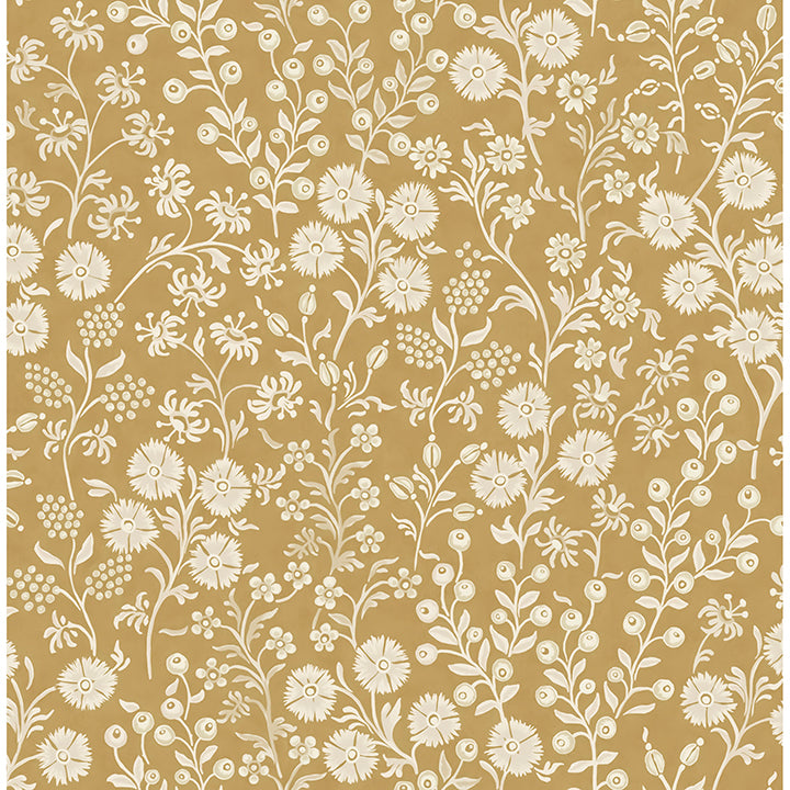 Brewster Wallcovering-Liana Gold Trail Wallpaper