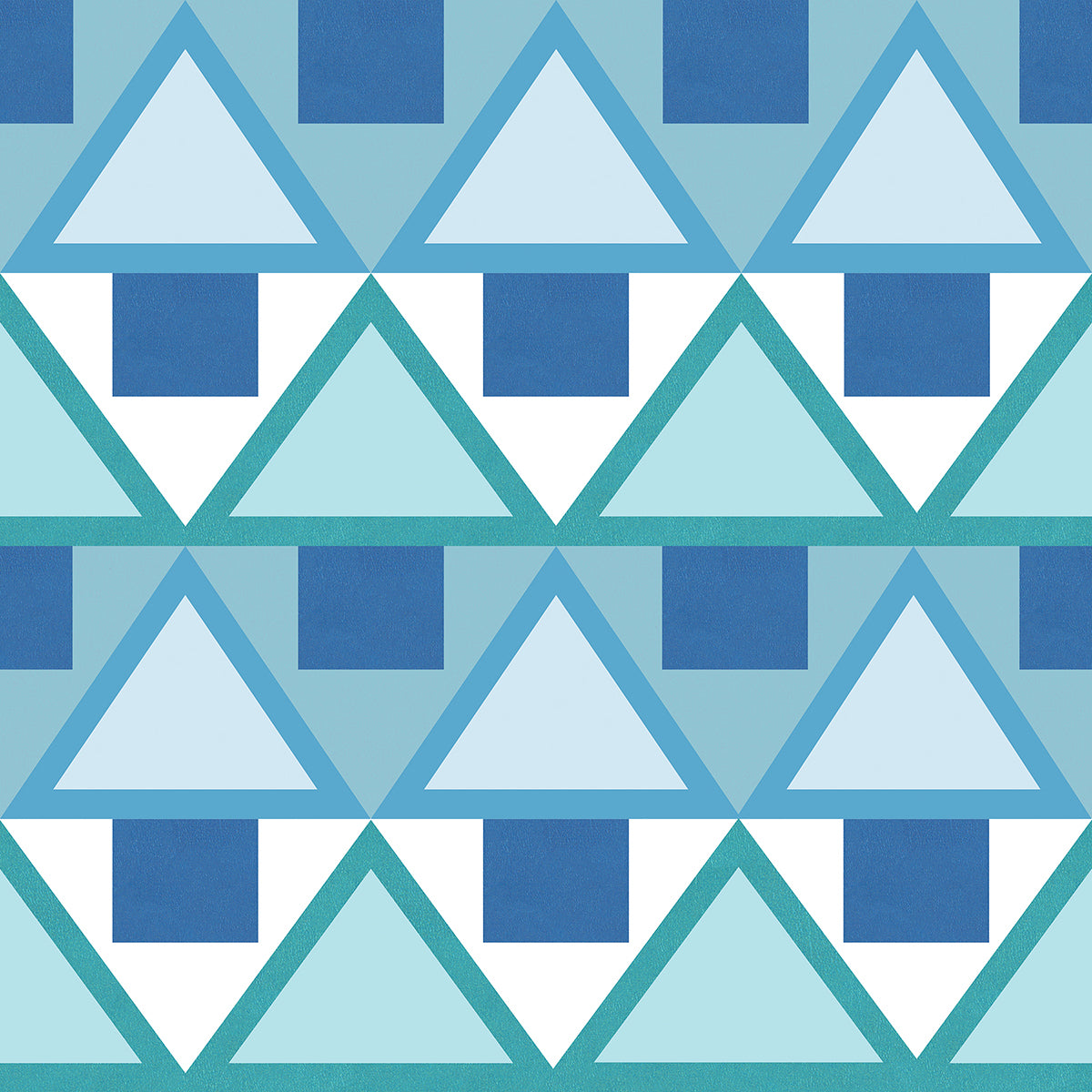 Picture of Blue Madaket Geometric Peel and Stick Wallpaper