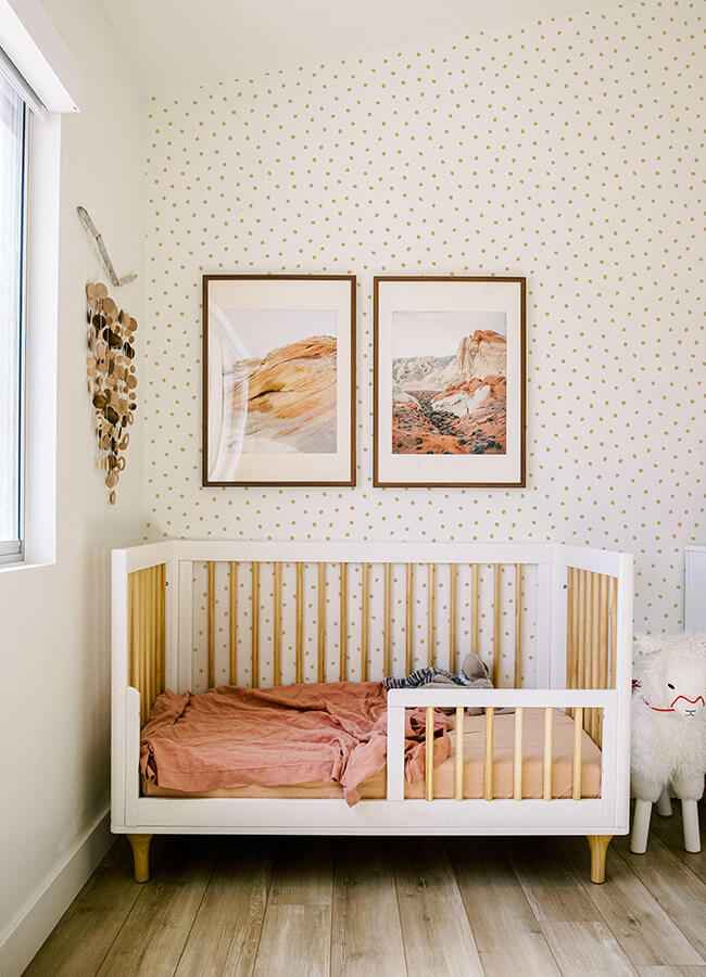 Pixie Gold Dots Wallpaper - York Wallcoverings - 4060-138937 - York Wallcoverings Wallpaper