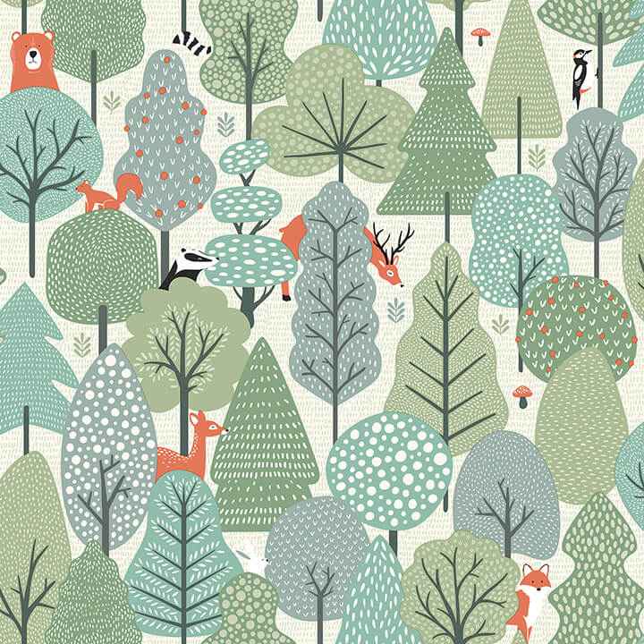 Quillen Green Forest Wallpaper - York Wallcoverings - 4060-51604 - York Wallcoverings Wallpaper