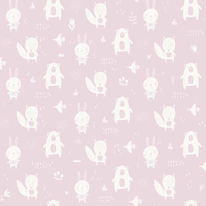 Bitsy Pink Woodland Wallpaper - York Wallcoverings - 4060-91303 - York Wallcoverings Wallpaper