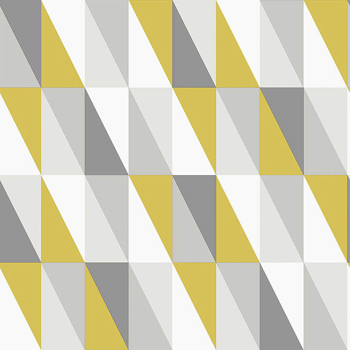 inez-mustard-geometric-wallpaper-york-wallcoverings-4060-138921 - York Wallcoverings Wallpaper