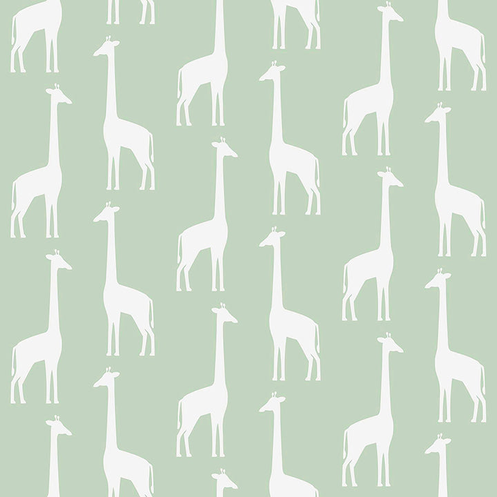 Picture of Vivi Sage Giraffe Wallpaper