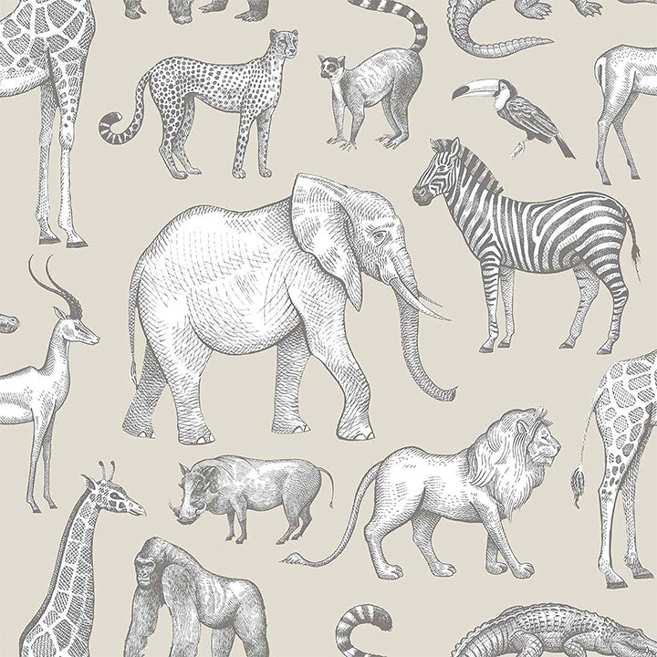 Picture of Kenji Taupe Safari Wallpaper