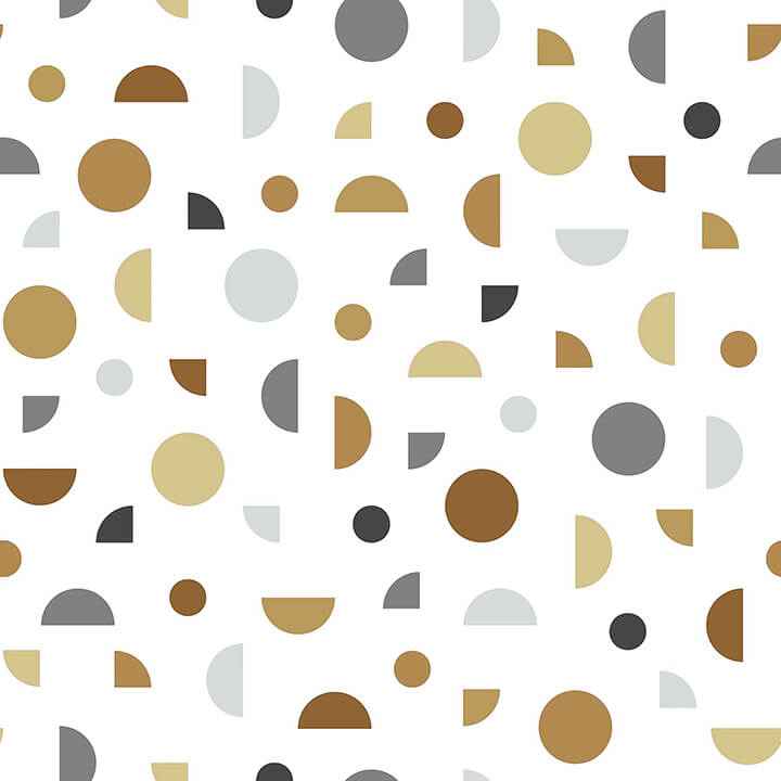 Marilee Neutral Circles Wallpaper - York Wallcoverings - 4060-139278