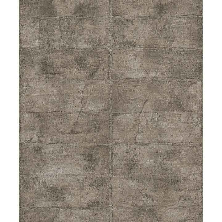 Clay Dark Grey Stone Wallpaper - York Wallcoverings - 4096-520163