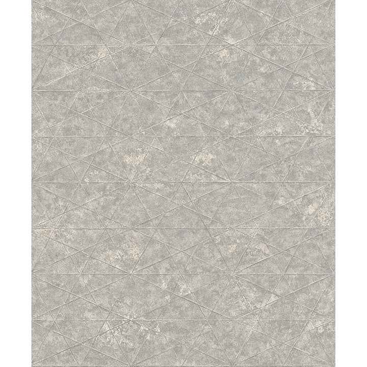 Seth Light Grey Triangle Wallpaper - York Wallcoverings - 4096-554328 - York Wallcoverings Wallpaper
