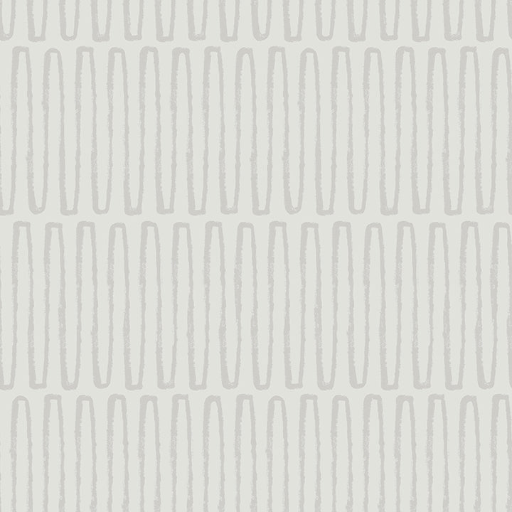 Picture of Lars Light Grey Retro Wave Wallpaper