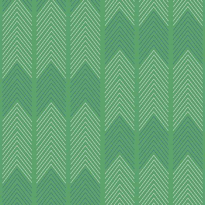 Nyle Green Chevron Stripes Wallpaper - York Wallcoverings - 4066-26525