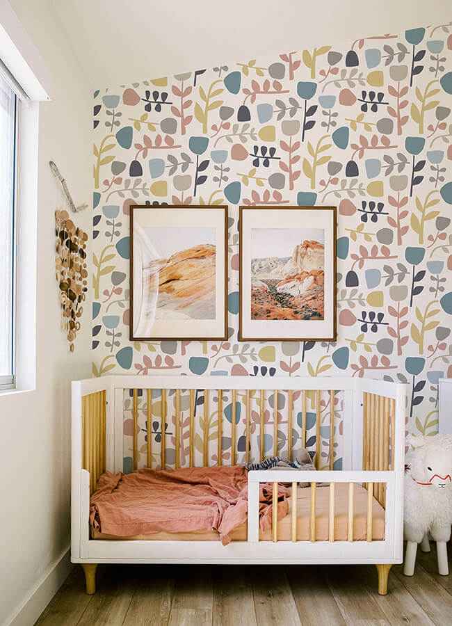 Juni Pastel Abstract Tulips Wallpaper - York Wallcoverings - 4066-26539 - York Wallcoverings Wallpaper