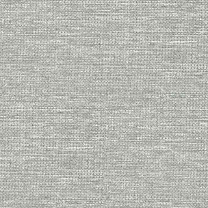Malin Light Grey Faux Grasscloth Wallpaper - York Wallcoverings - 4066-26562
