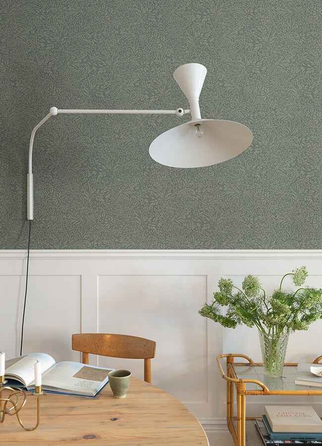 Kristina Moss Botanical Wallpaper - York Wallcoverings - 4080-92117 - York Wallcoverings Wallpaper