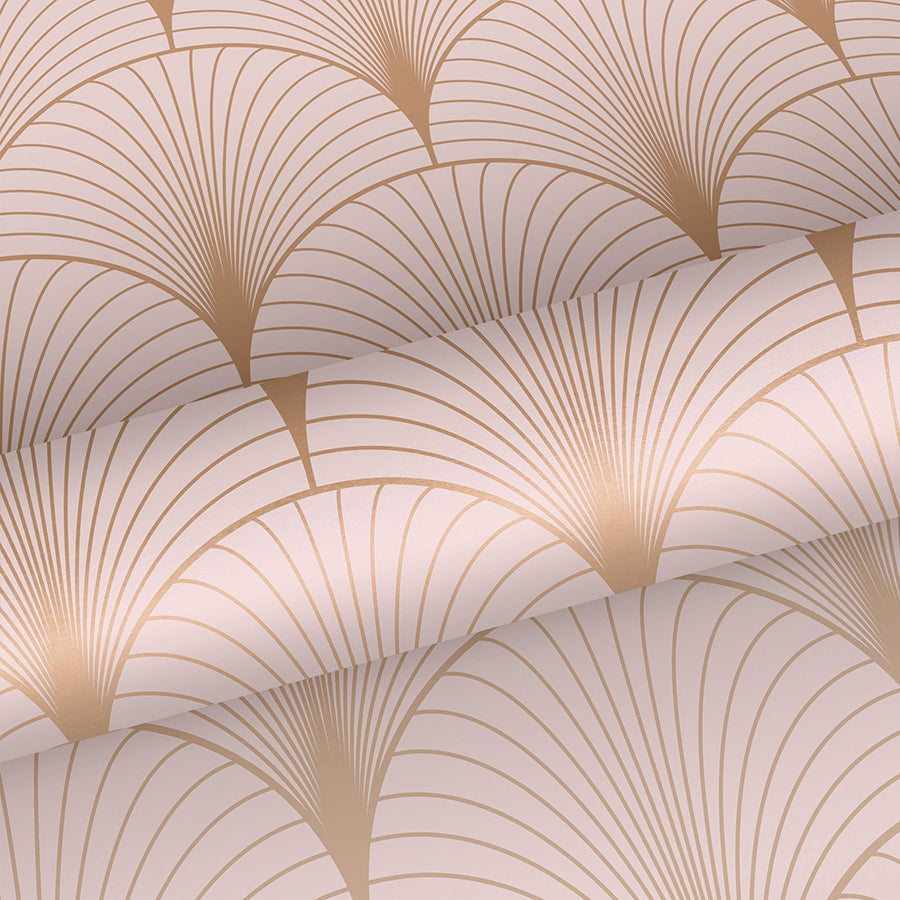lempicka-pink-art-deco-motif-wallpaper-york-wallcoverings-dd139229 - York Wallcoverings Papel pintado