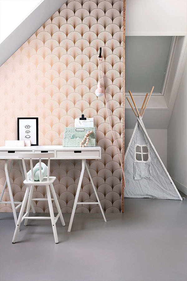 lempicka-pink-art-deco-motif-wallpaper-york-wallcoverings-dd139229 - York Wallcoverings Wallpaper