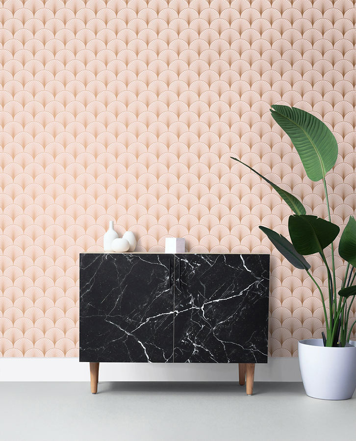 lempicka-pink-art-deco-motif-wallpaper-york-wallcoverings-dd139229 - York Wallcoverings Wallpaper