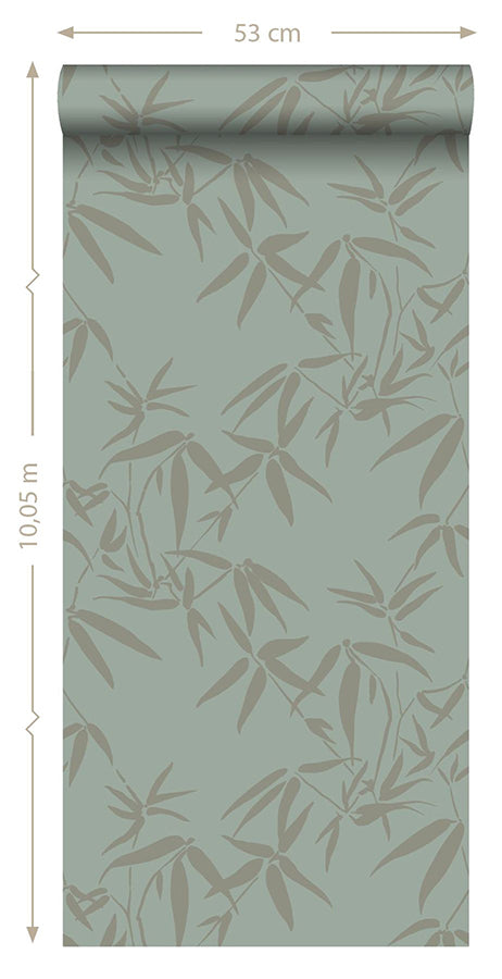 guadua-green-bamboo-leaves-wallpaper-york-wallcoverings-dd347736 - York Wallcoverings Wallpaper