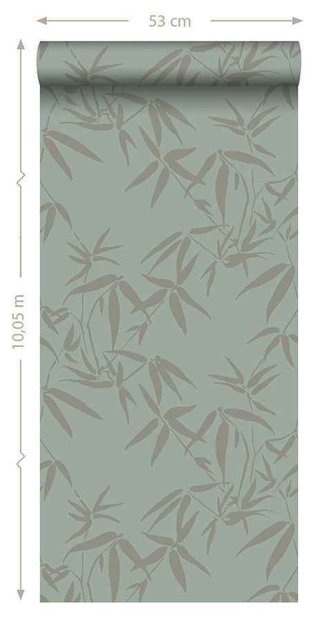 Guadua Green Bamboo Leaves Wallpaper - York Wallcoverings - DD347736 - York Wallcoverings Wallpaper