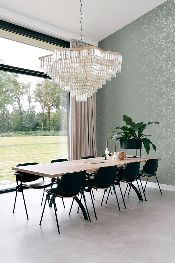 guadua-green-bamboo-leaves-wallpaper-york-wallcoverings-dd347736 - York Wallcoverings Wallpaper