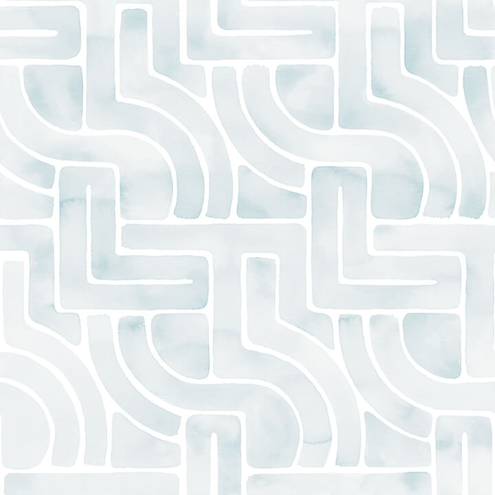 Blue Blythe Peel & Stick Wallpaper - York Wallcoverings - NUS4934